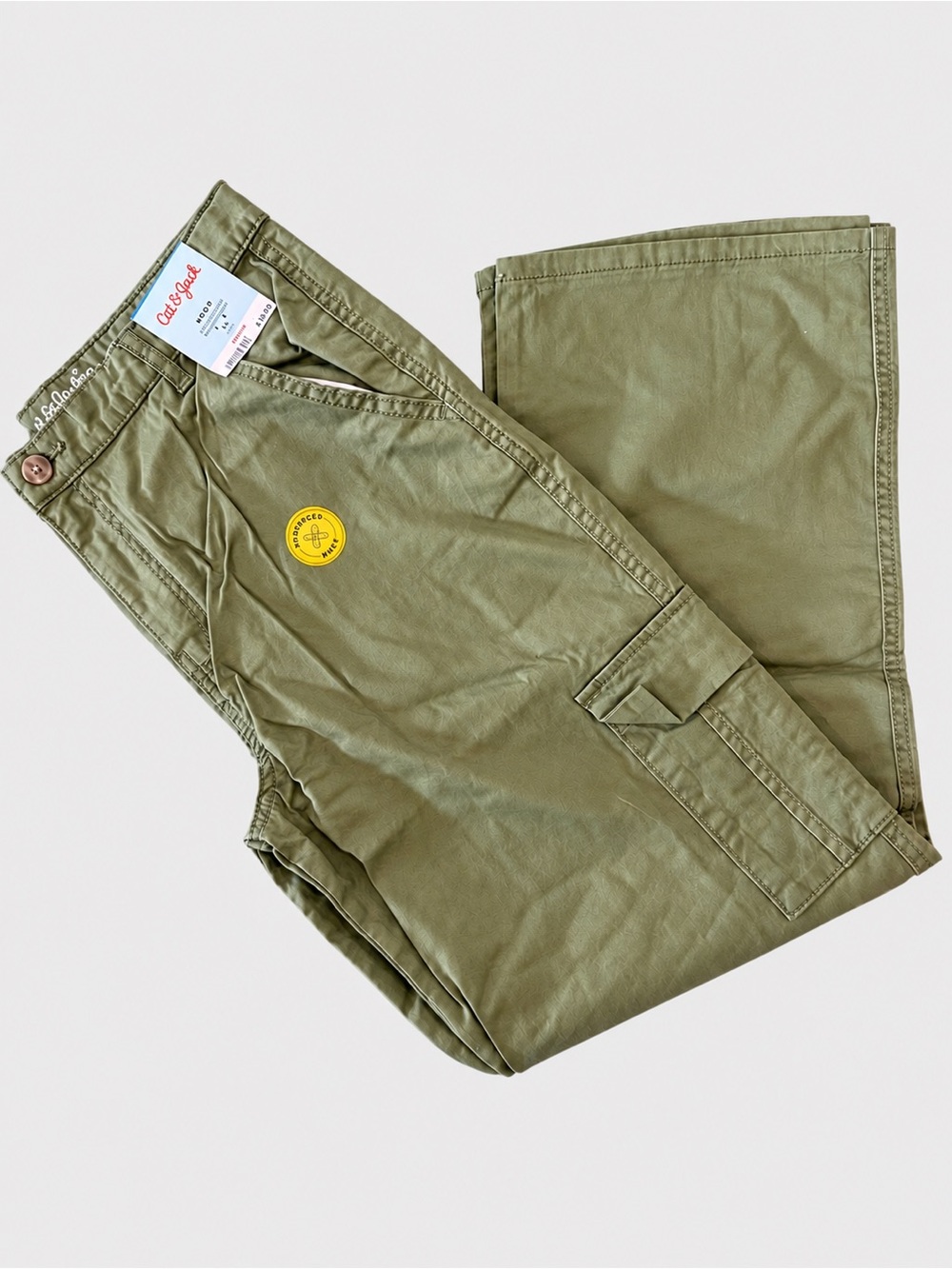 Cat & Jack Men's Olive Cargo Pants